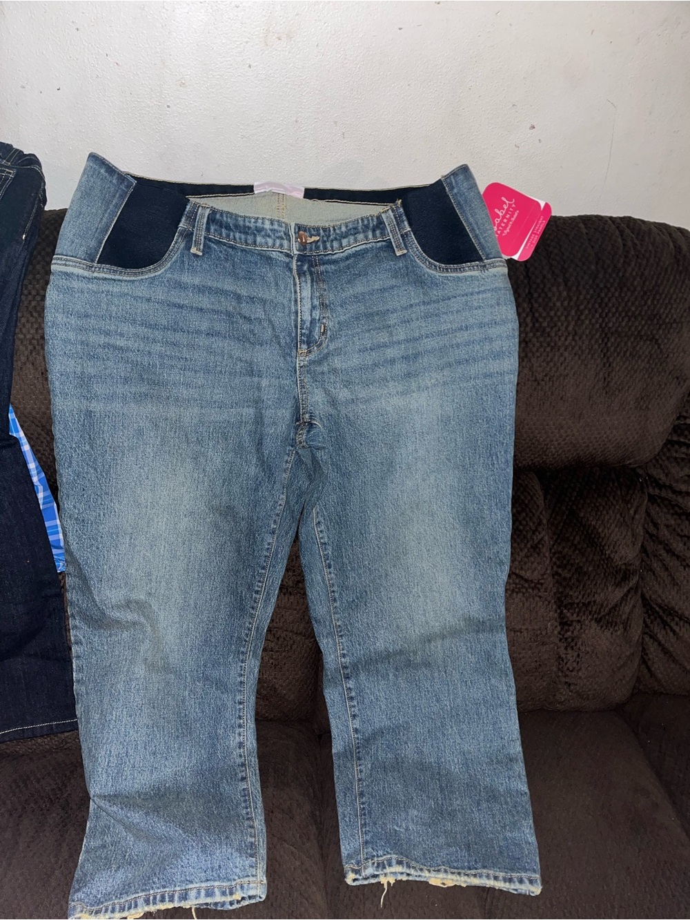 Maternity Stretch Panel Light Jeans size 14 NWT